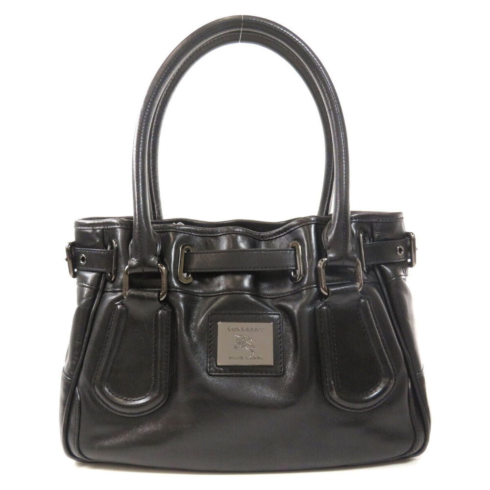 Burberry Blue Label Logo Plate Handbag Leather - Picture 11 of 11